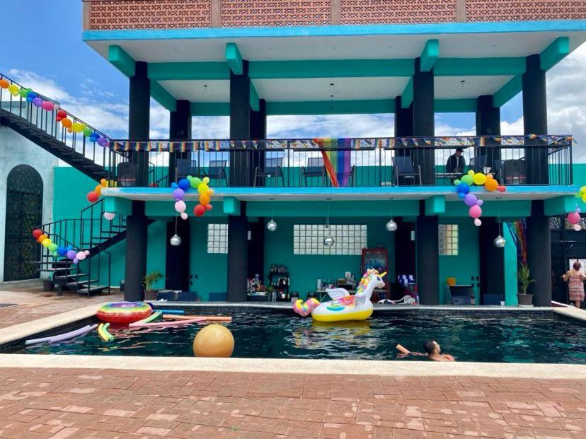 Hierve El Agua Eco Hostel - Confetti Pool Club San Pablo Villa de Mitla 外观 照片