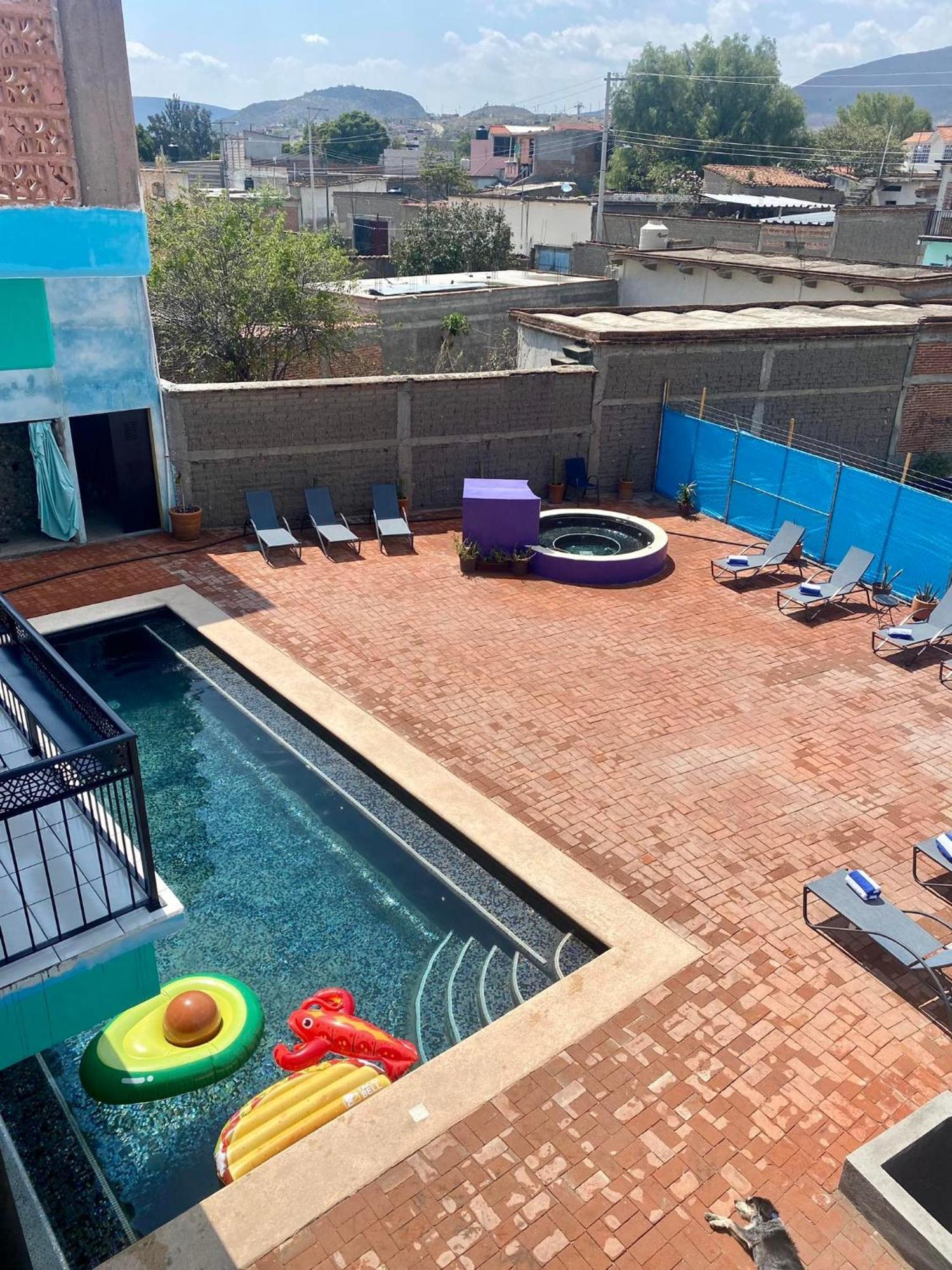 Hierve El Agua Eco Hostel - Confetti Pool Club San Pablo Villa de Mitla 外观 照片